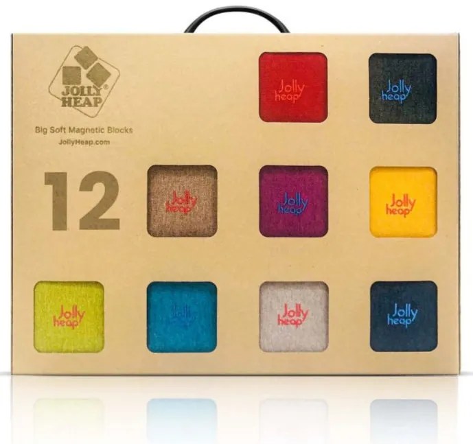 SET PIXI - 12 BLOCURI MAGNETICE MOI - 1-3 ANI - JOLLYHEAP