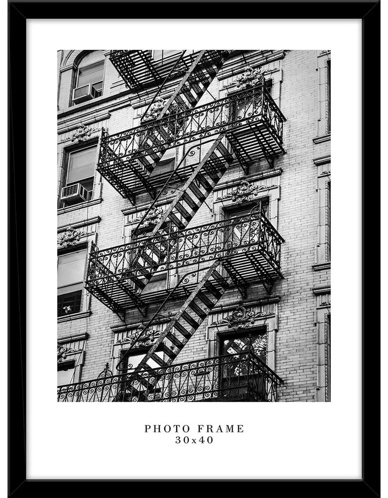 Ramă foto de perete Styler Floryda, 33 x 43 cm, negru