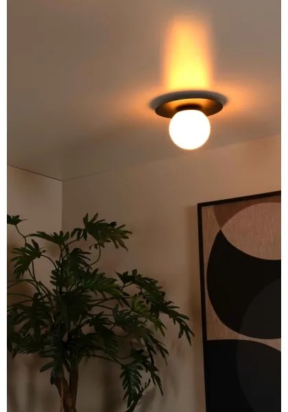 Plafonieră Lucide 79187/01/30 TRICIA 1xE27/15W/230V d. 25 cm negru