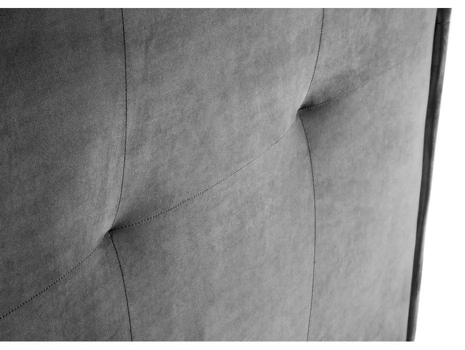 Tăblie de pat gri 200x120 cm Monica – Milo Casa