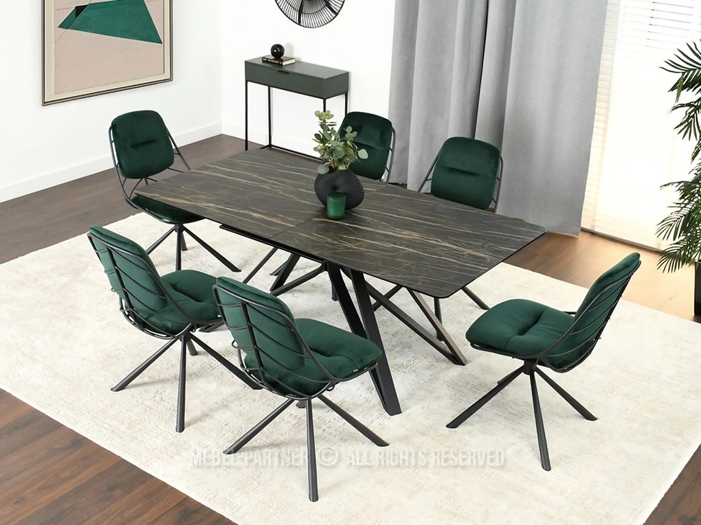 Scaun Brooklyn (verde + negru). 1110974