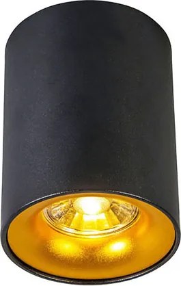 Spot inteligent negru cu auriu incl. Sursă de lumină GU10 WiFi - Ronda