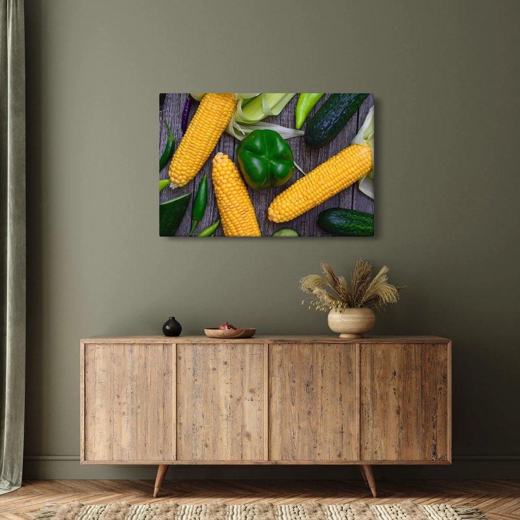 Tablou - legume (90x60 cm)