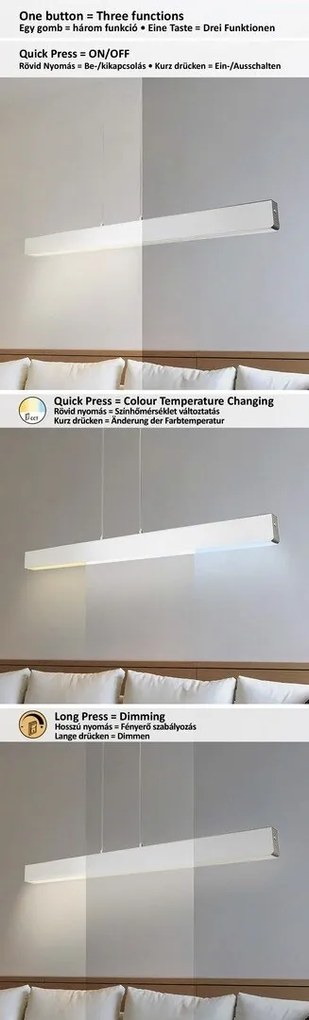 Lustra LED suspendata design modern Tithania