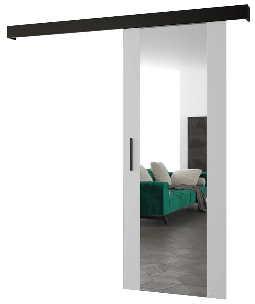 Uși culisante 70 cm Slavdro 2 (alb mat + negru mat). 1108727