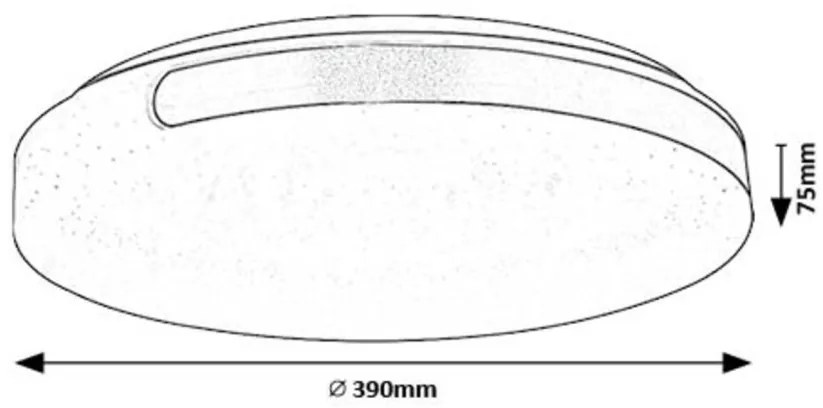 Plafoniera LED design circular Danuta2
