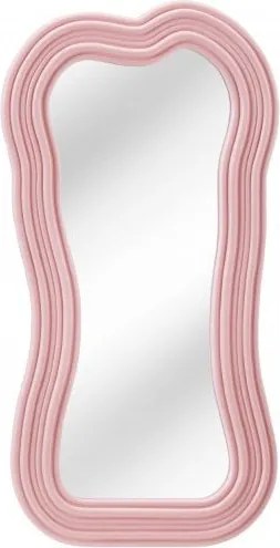 Oglinda de perete decorativa Alice II 100cm roz