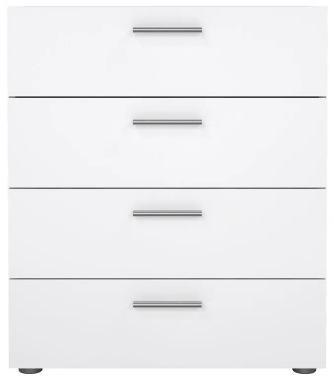 Comodă Pedro, stejar sonoma / alb lucios