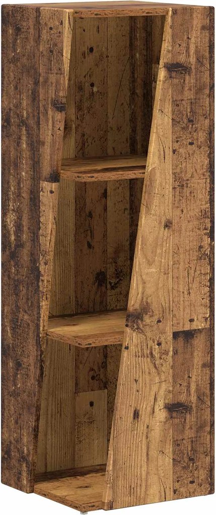 vidaXL Raft lateral Lemn vechi 33 x 32 x 100,5 cm Lemn compozit