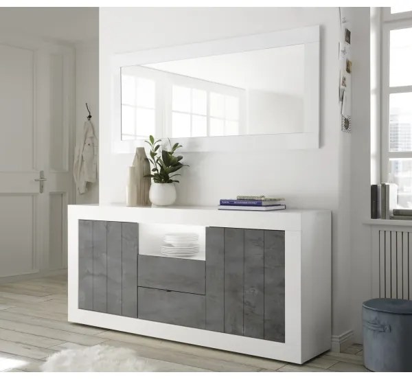 Oglindă FINERA, 75 x 170 cm, albă