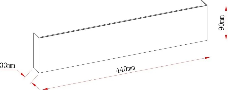 Aplica de perete lumina ambientala LED BONNY