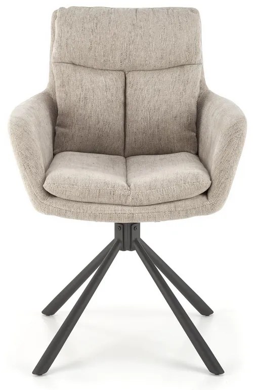 Scaun de bucaterie Leary, bej