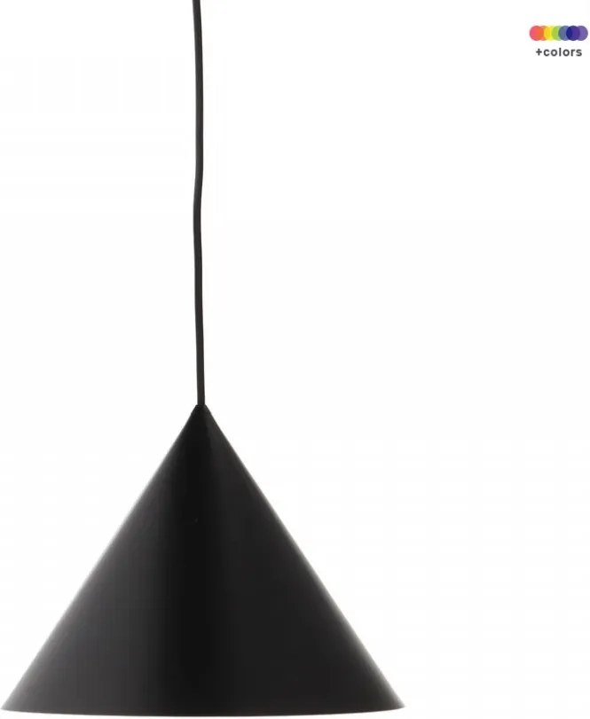 Lustra neagra din metal Benjamin Frandsen Lighting