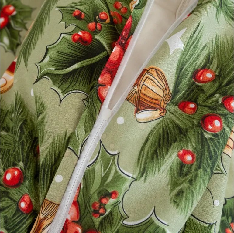 Lenjerie de pat din microfibra CHRISTMAS PRESENTS verde Dimensiune lenjerie de pat: 70 x 90 cm | 140 x 200 cm