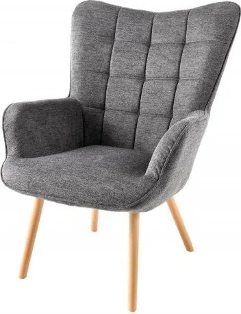 Fotoliu Scandinavia gri/ natur