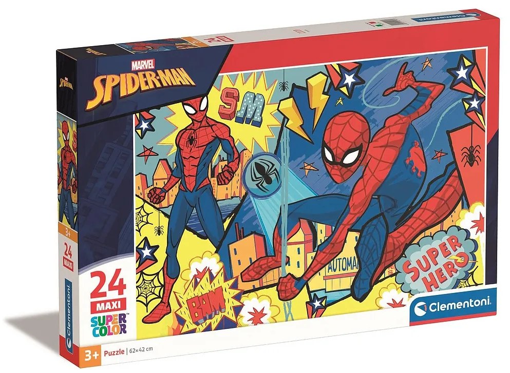 Omul Păianjen BAM Puzzle maxi Clementoni de 24 piese