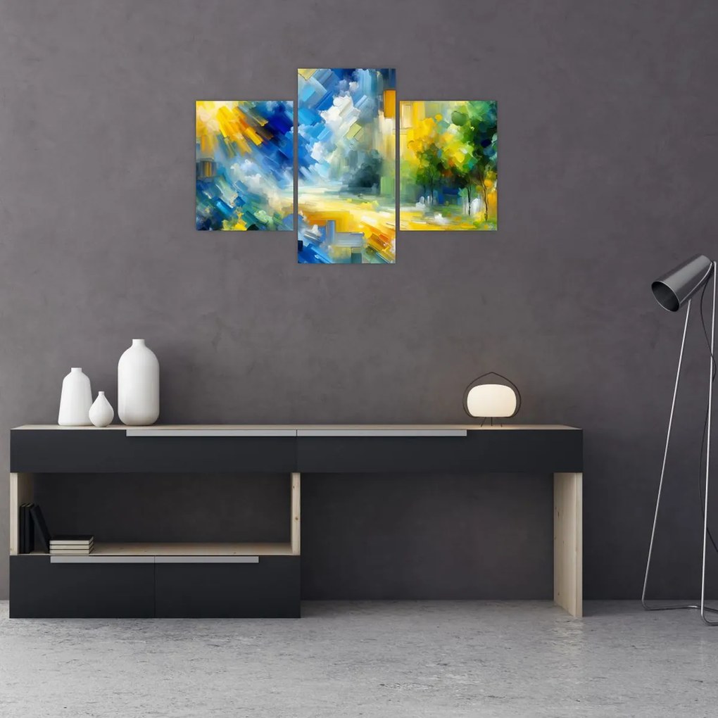 Tablou - Zi însorită abstractă (90x60 cm)