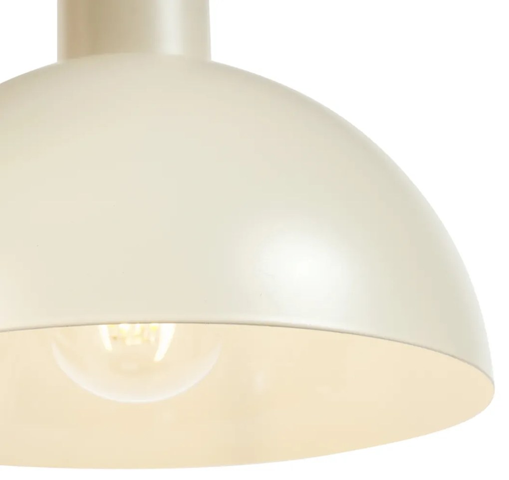 Lampa suspendată scandinavă crem cu 6 lumini - Biles