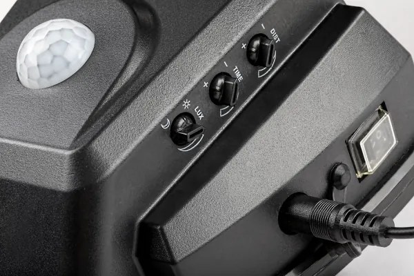 Proiector LED solar cu senzor ZLARIN LED/12W/3,7V IP44 Rabalux 77012