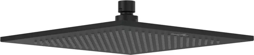 Palarie de dus patrata Villeroy&Boch Universal 25x25 cm negru mat periat 1 functie