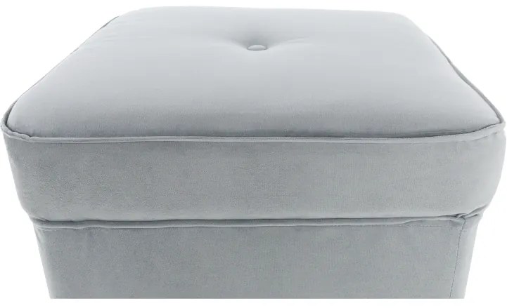 Taburet modern Culoare gri deschis/alb, RUFINO NEW