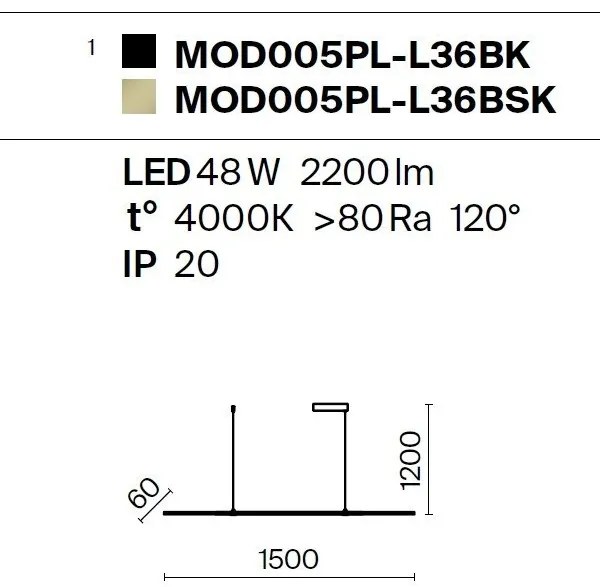 Lustra LED, pendul design modern Halo negru