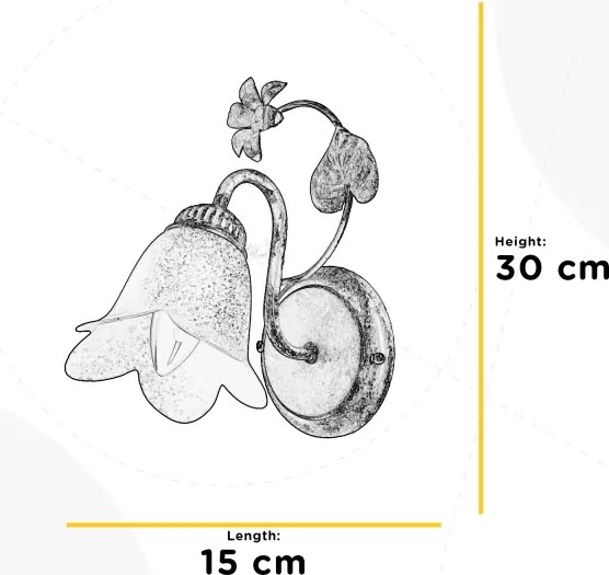 Aplică BOTTON DORO 1xE14/6W/230V ONLI