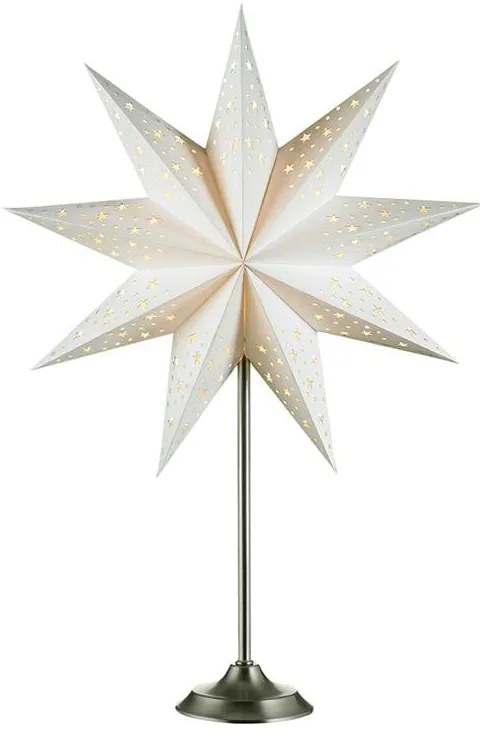 Decorațiune luminoasă Markslöjd Solvalla, înălțime 64 cm, alb