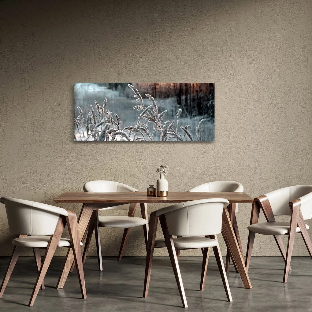 Tablou - Pajiște înghețată (120x50 cm)