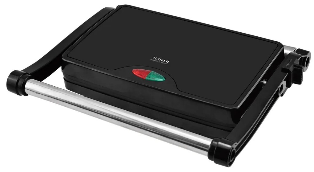 Sandwich maker Banquet 800 W, pentru panini, negru