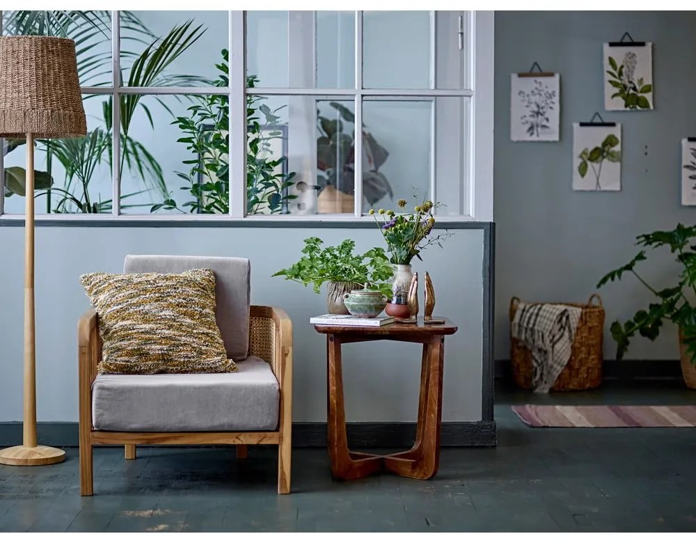 Ghiveci din gresie Bloomingville Eloi, înălțime 13,5 cm, maro