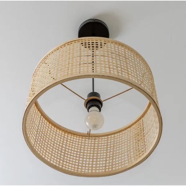 Brilagi - Lustră LED suspendată pe cablu CERIA BOHO 1xE27/40W/230V Ø 25 cm bambus