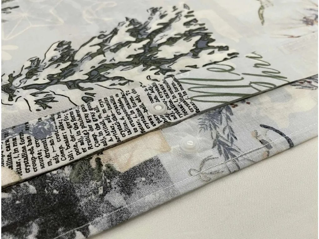 Lenjerie de pat din bumbac WINTER WHISPER colorata Dimensiune lenjerie de pat: 70 x 90 cm | 140 x 200 cm