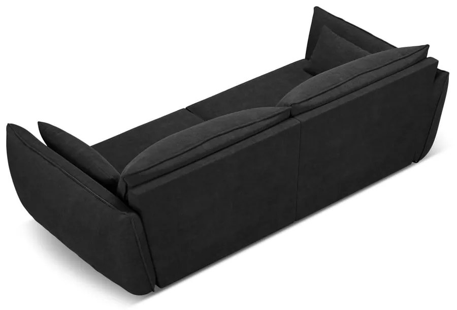 Canapea gri închis 208 cm Vanda – Mazzini Sofas
