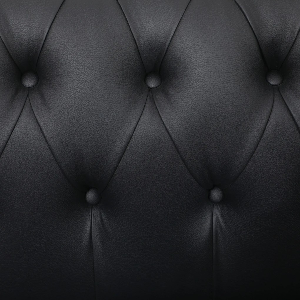 HOMCOM Canapea 2 Locuri Confortabilă, Piele Sintetică, 160x84x80 cm | Aosom Romania