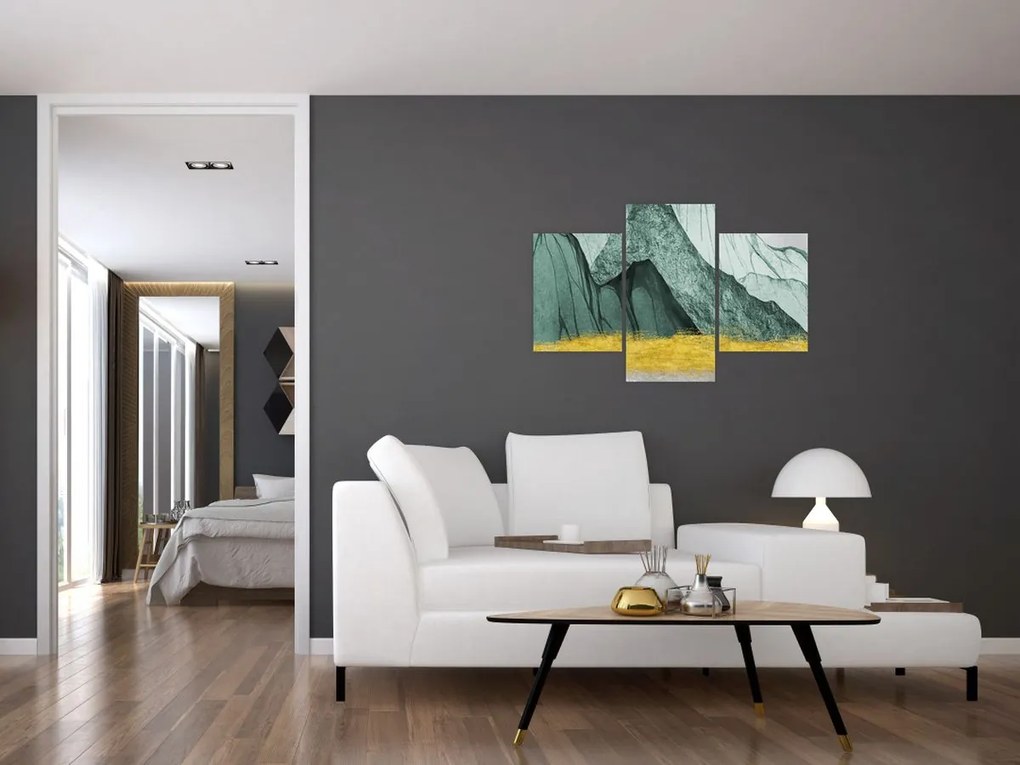 Tablou - Munții Smarald N⁰2 (90x60 cm)