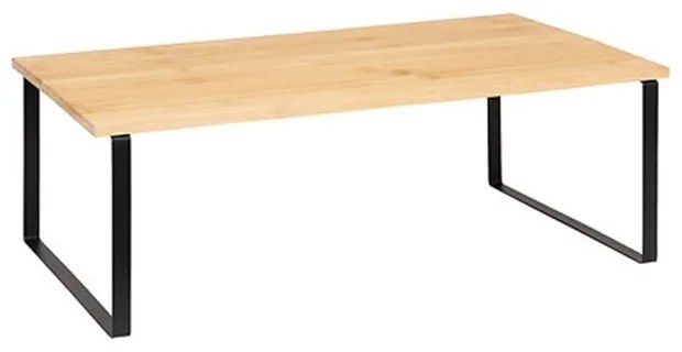 Etajera Shelfy Black, metal, bambus, 50 x 30 x H.17.5 cm