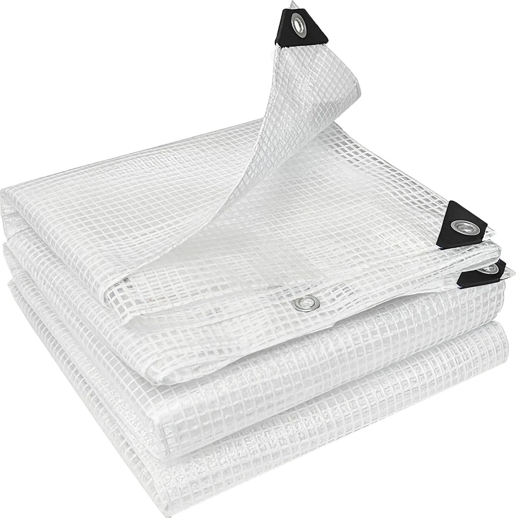 Outsunny Prelată impermeabilă 3 x 5 m, PE robust 140 g/m², rezistentă la rupere | Aosom Romania