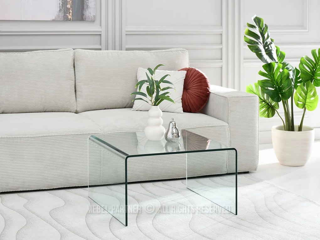 Măsuță de cafea Jarwis Xl (transparent). 1111909