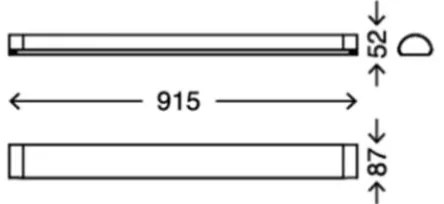 Aplică LED pentru oglindă de baie Briloner 2070-218 BATH LED/15W/230V IP44