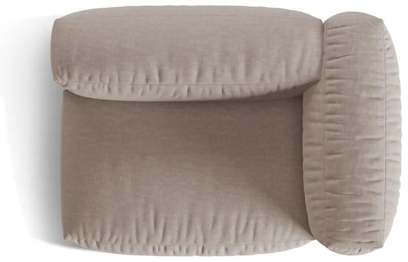 Modul pentru canapea modulară bej (cu colț pe partea dreaptă) Martina – Micadoni Home