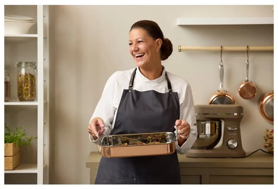 Tavă de copt din cupru/din oțel inoxidabil 25,5x35 cm – Blomsterbergs