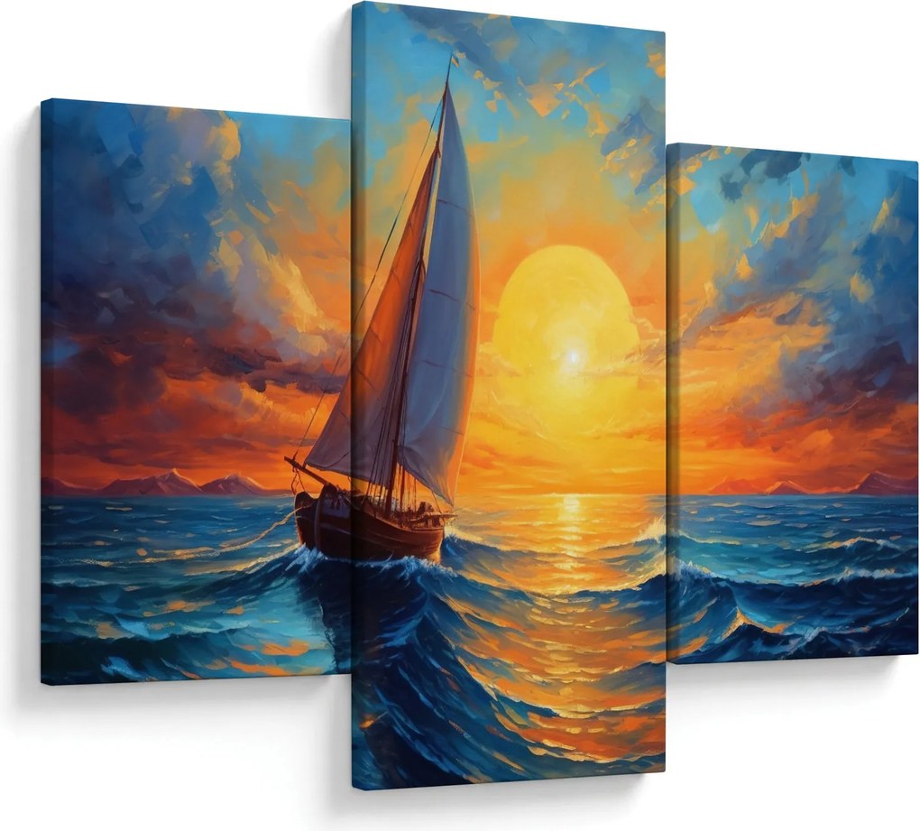 Tablou - Sailboats (90x60 cm)