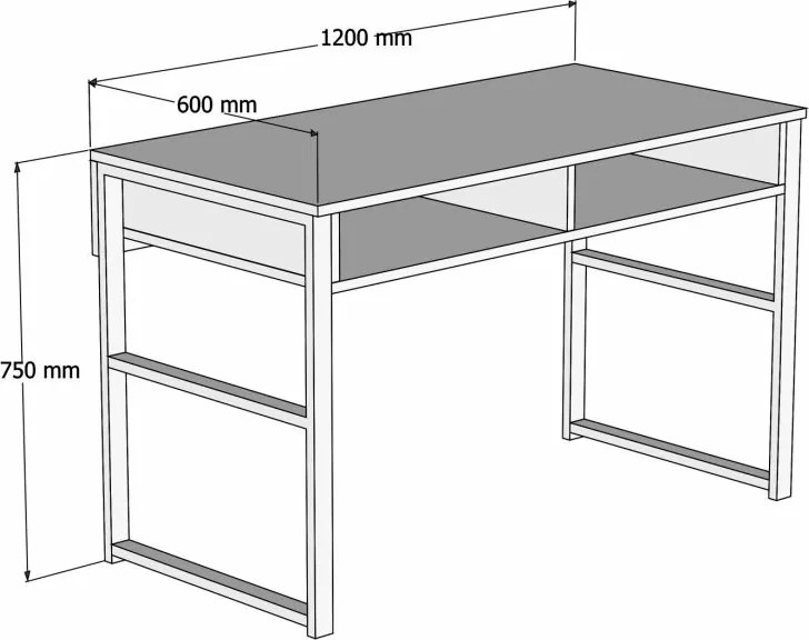 Birou Misto Sapphire Oak