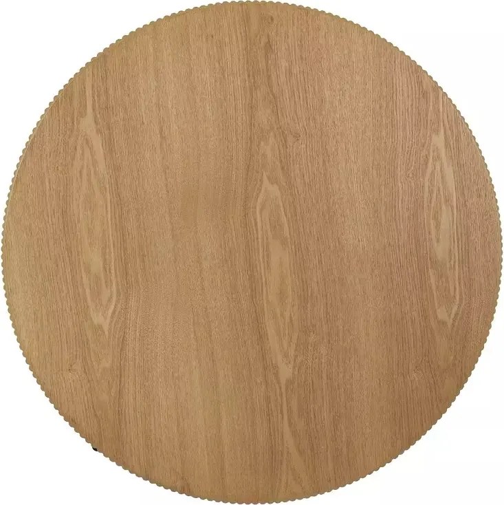 Măsuță de cafea Tuca stejar / negru mat ø80/h40 cm