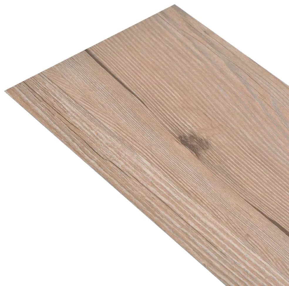 245173 vidaXL Plăci de pardoseală autoadezive, stejar maro, 5,02 m², 2 mm PVC