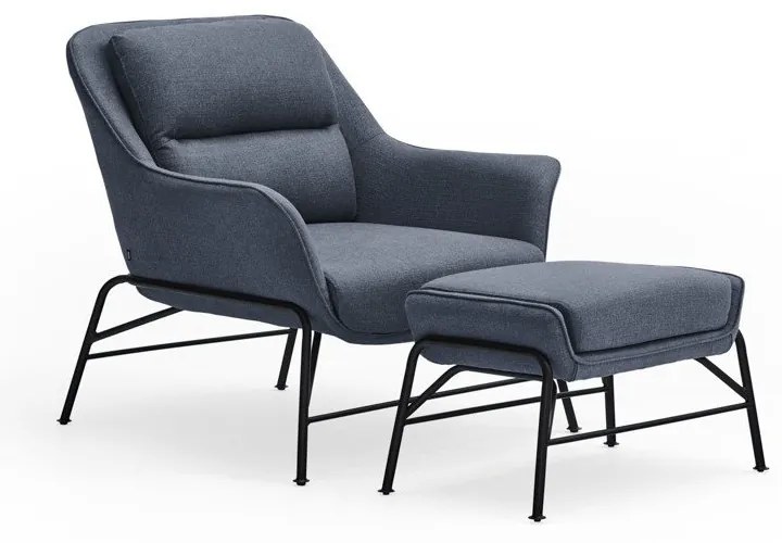 Taburet Teulat Sadira, albastru închis