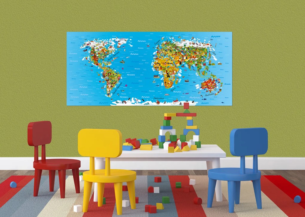 Fototapet Map