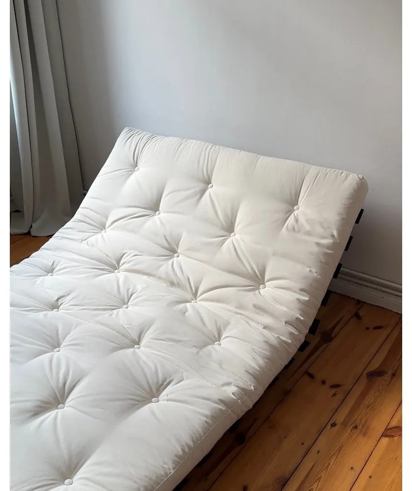 Canapea crem extensibilă 160 cm Roots Black Night – Karup Design