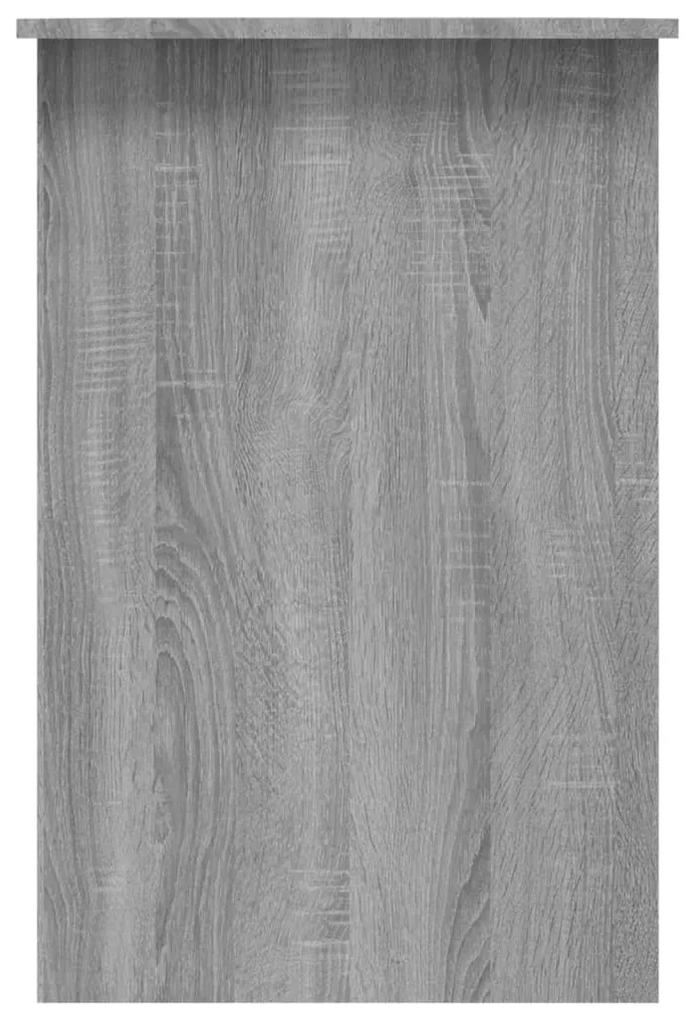 Birou, gri sonoma, 100x50x76 cm, lemn prelucrat sonoma gri